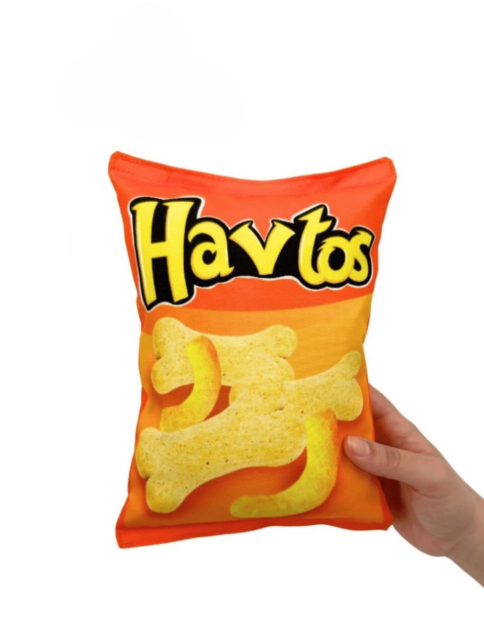 Jucărie pentru câini, Paws &amp; Whiskers, Havhav 1009, Poliester, Portocaliu - imagine 3